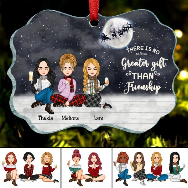 Sisters -  There Is No Greater Gift Than Sisters - Personalized Acrylic Ornament V1 on Sale