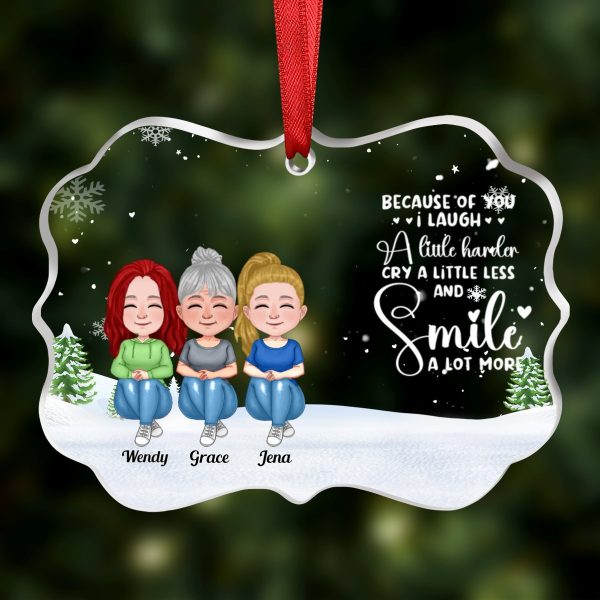Friends - Hangovers Are Temporary But Drunk Stories Are Forever - Personalized Transparent Ornament (Ver 3) Sale - Image 2