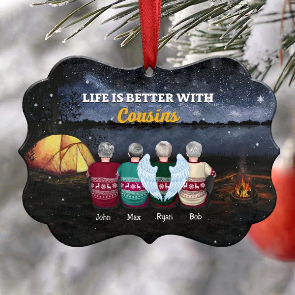 Life Is Better With Cousins - Personalized Christmas Ornament (AA1) Cheap - Image 2