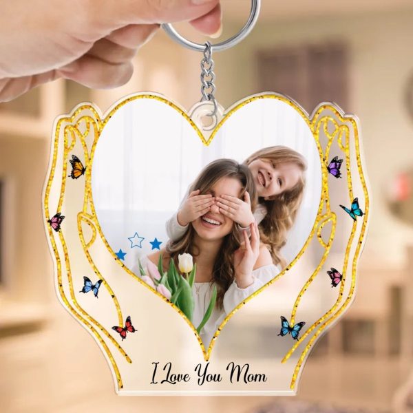 Family - Hands Holding Love - Personalized Acrylic Keychain (HJ) Hot on Sale - Image 2