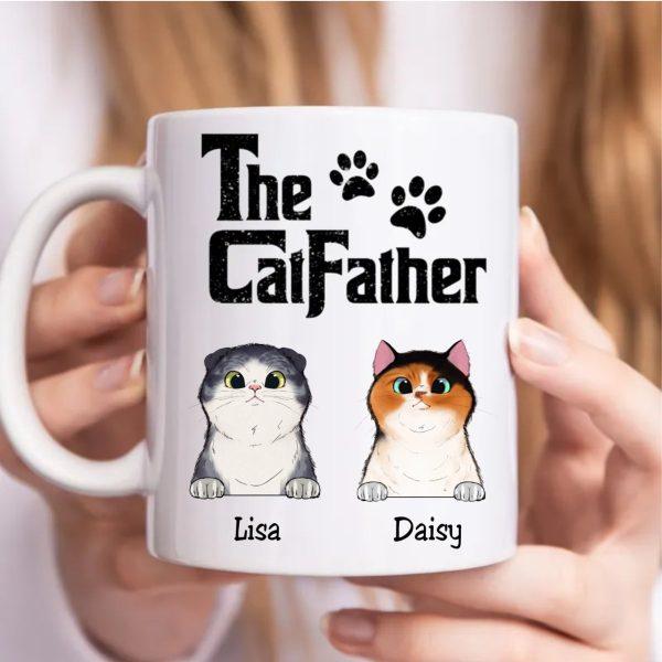 The Cat Father - Personalized Mug (QH) Online - Image 3