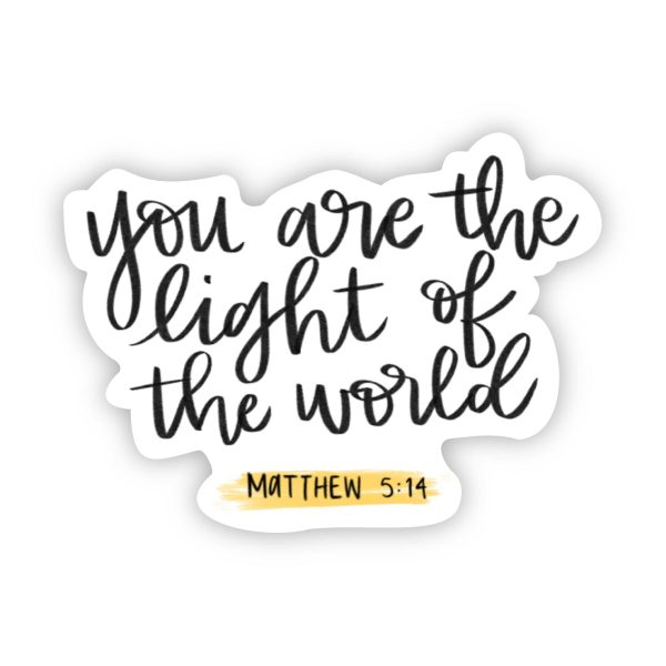 you are the light of the world - Matthew 5:14 Hot on Sale